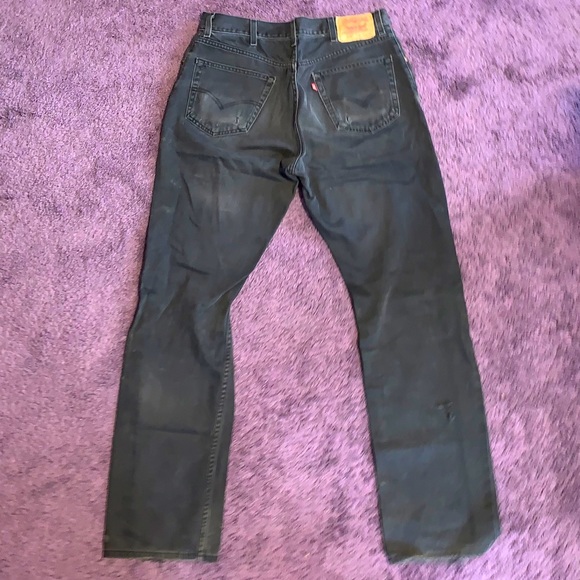 Levi Black Jeans Size W36 L34. - Picture 2 of 3